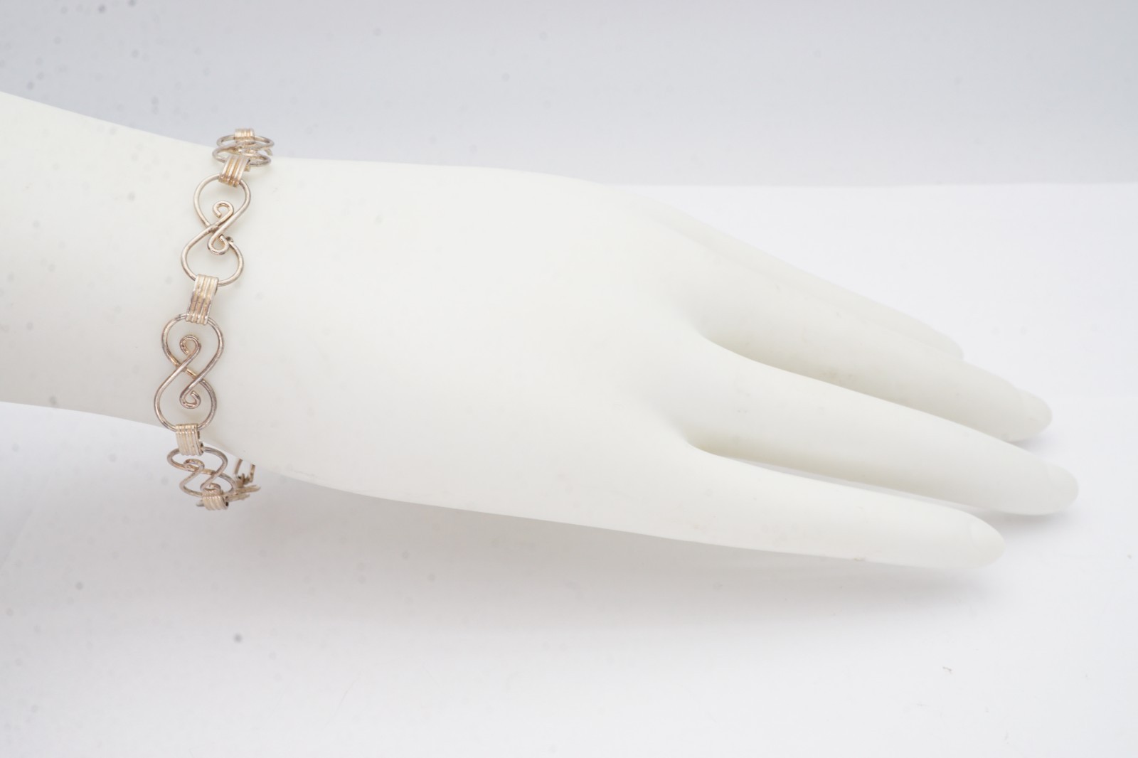 Vintage 835 Silver Bracelet 7.75″