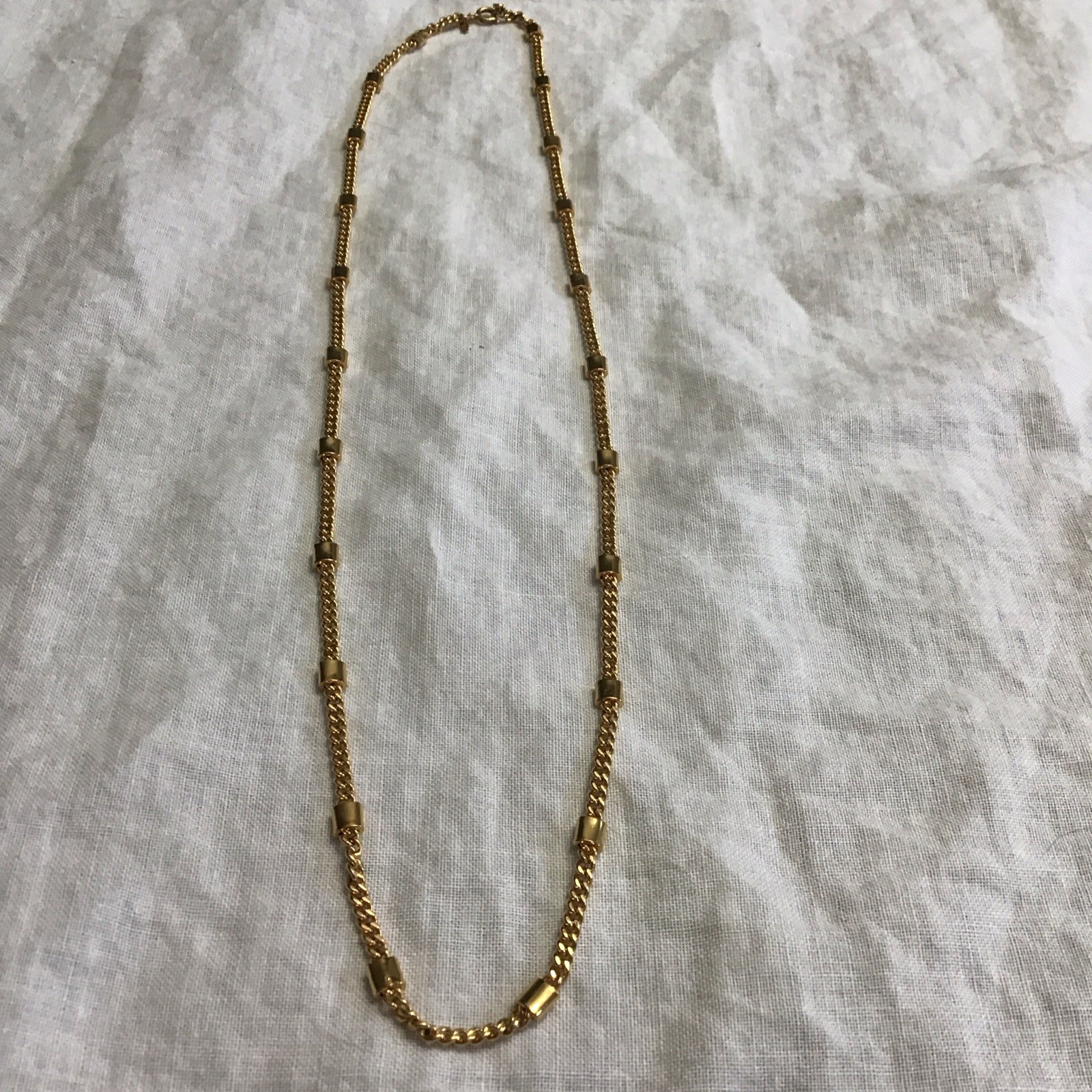 Vintage Monet Gold Tone Fancy Chain 22”