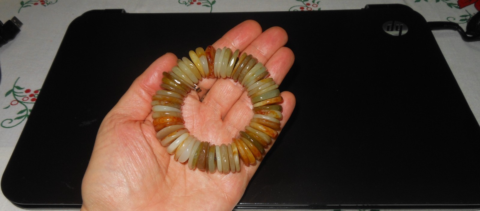 Yes US Shipment – Hetian Jade STATEMENT Bracelet