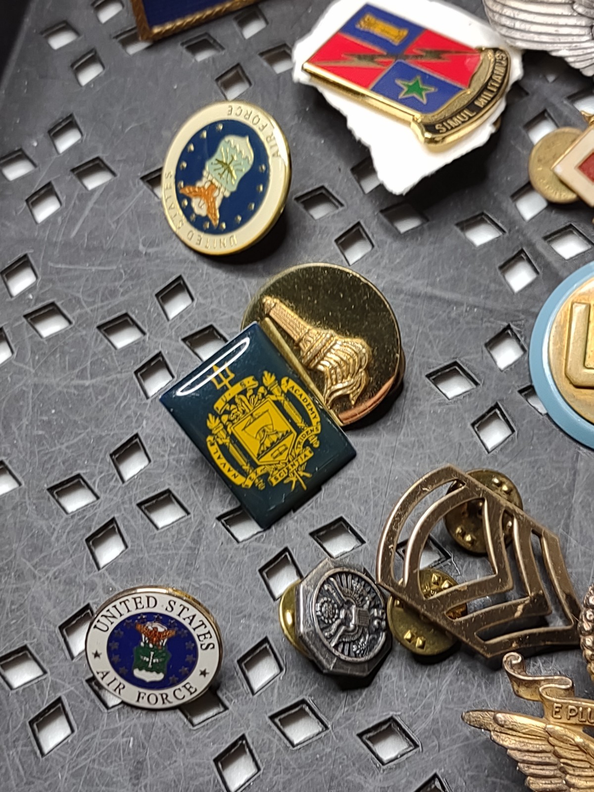 Lot Of Military Themed Pins Military Pin Lot DSTAC
