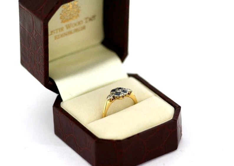 2.8Ct Art Deco Vintage Style Lab Created Diamond Anniversary 14K Gold FN Ring