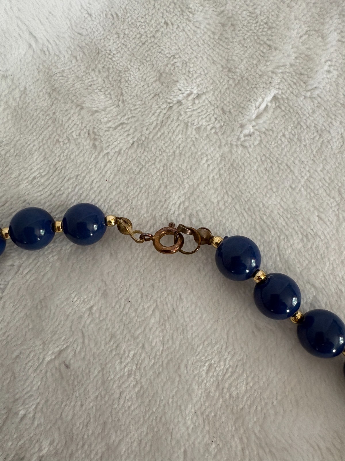 Vtg PATRIOTIC LUCITE Red, White, & Blue Beaded Necklaces & Earring Jewelry