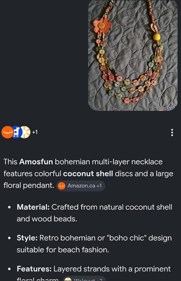 Bohemian Wood Beaded Set