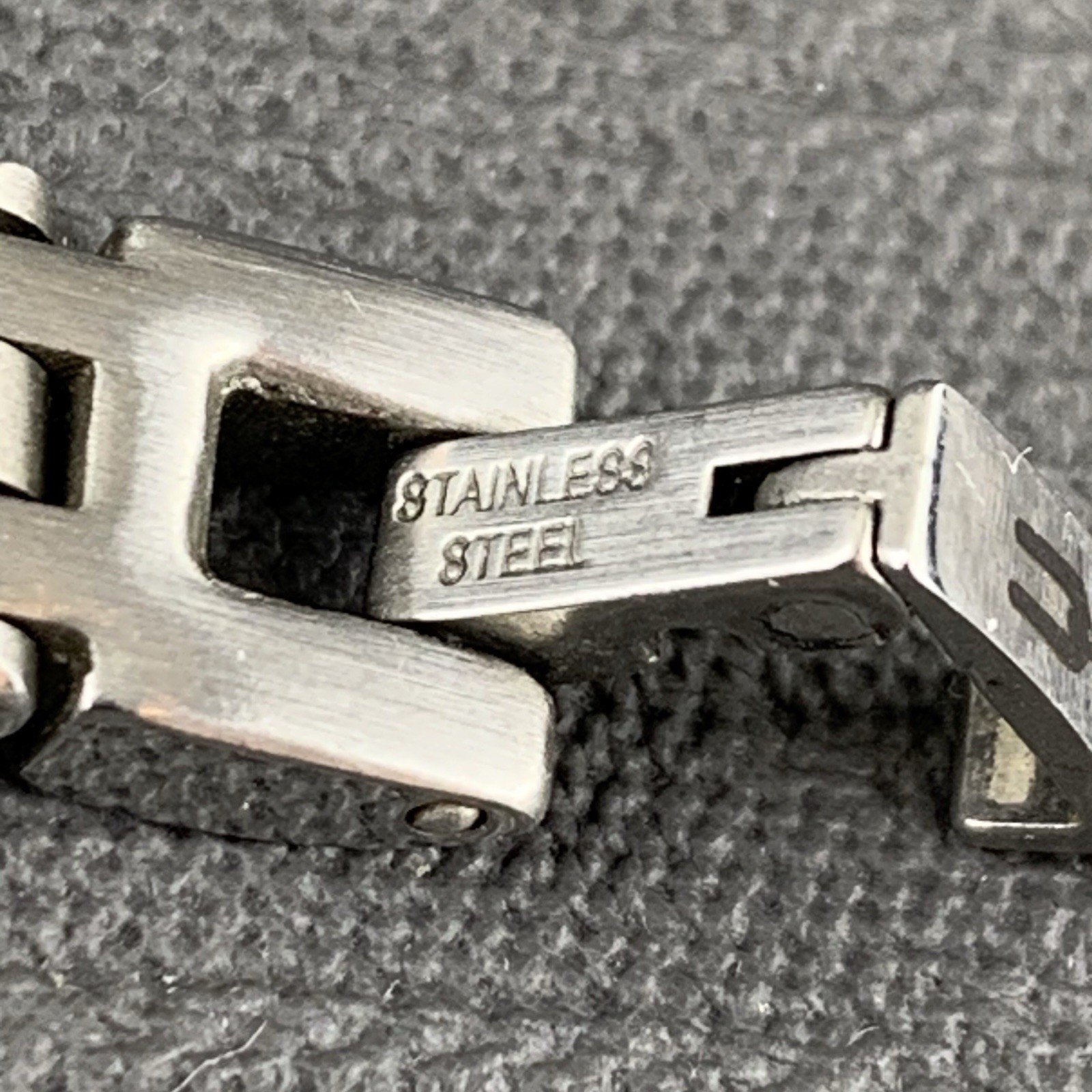Vintage Stainless Steel Link Bracelet 7 Inch