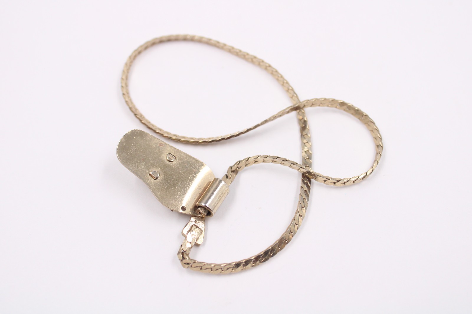 Gun-in-holster pendant necklace Mini revolver charm herringbone necklace 12″