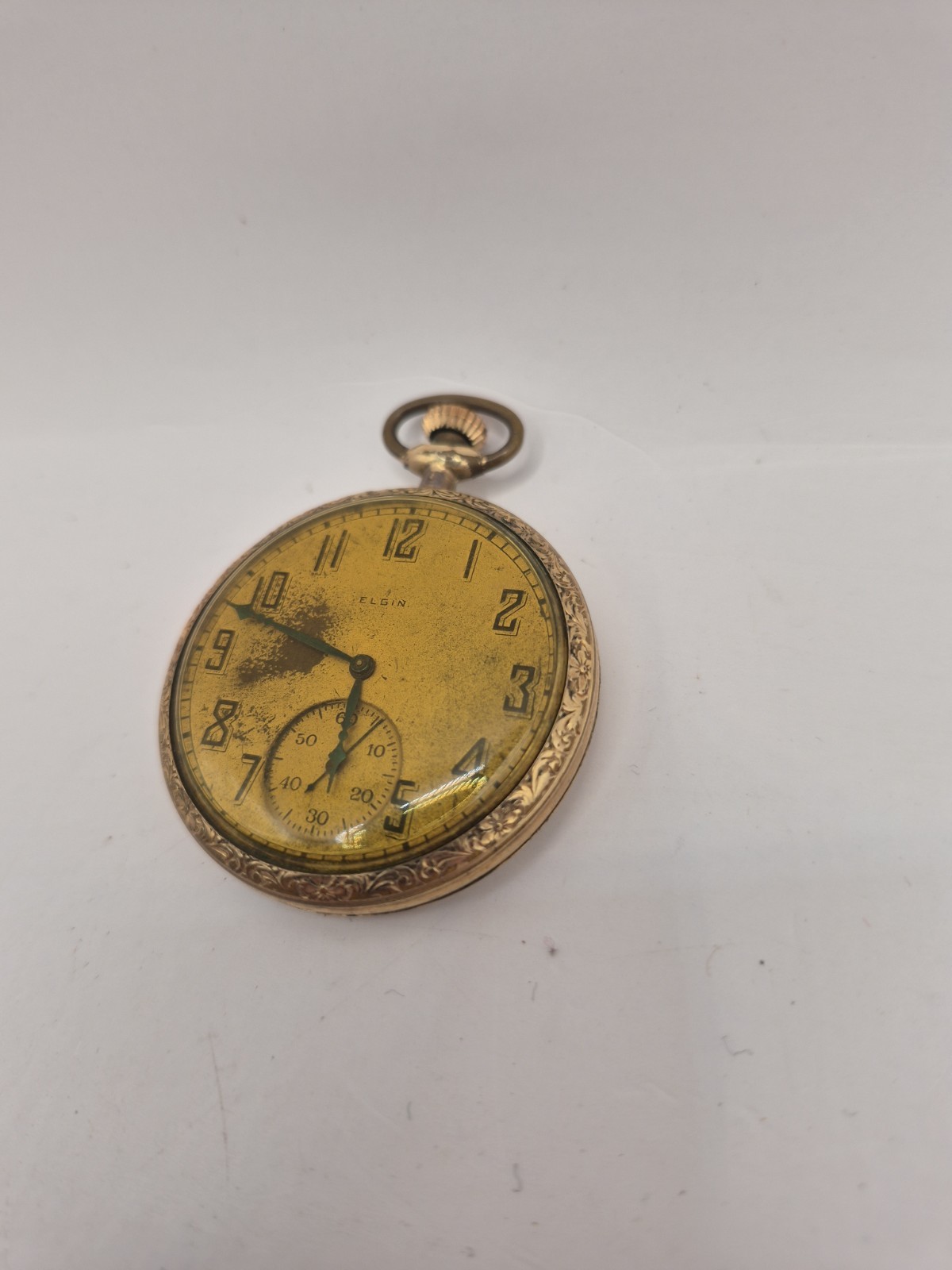 Vintage Elgin Pocket Watch National Watch Company 1920s