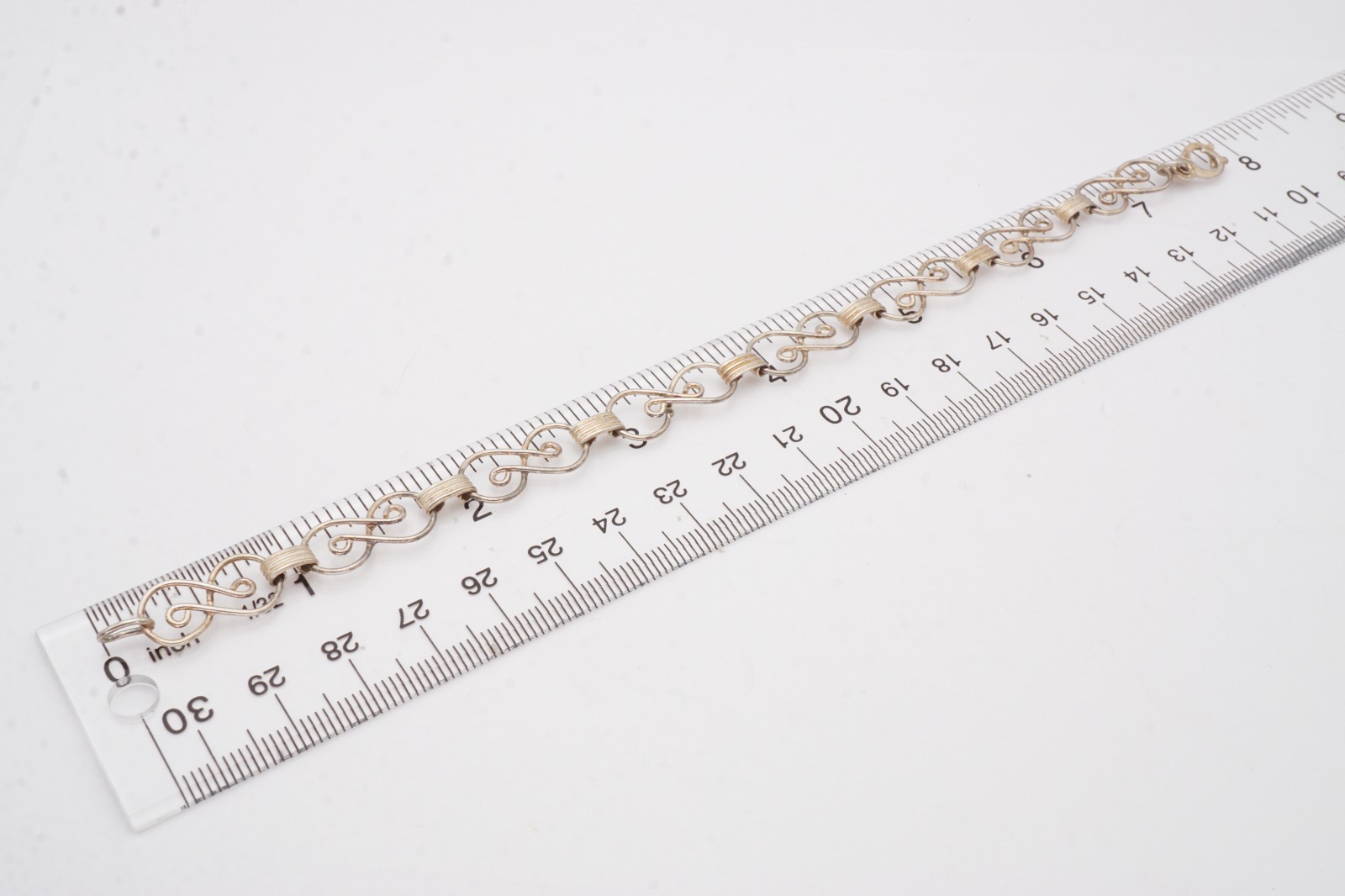 Vintage 835 Silver Bracelet 7.75″