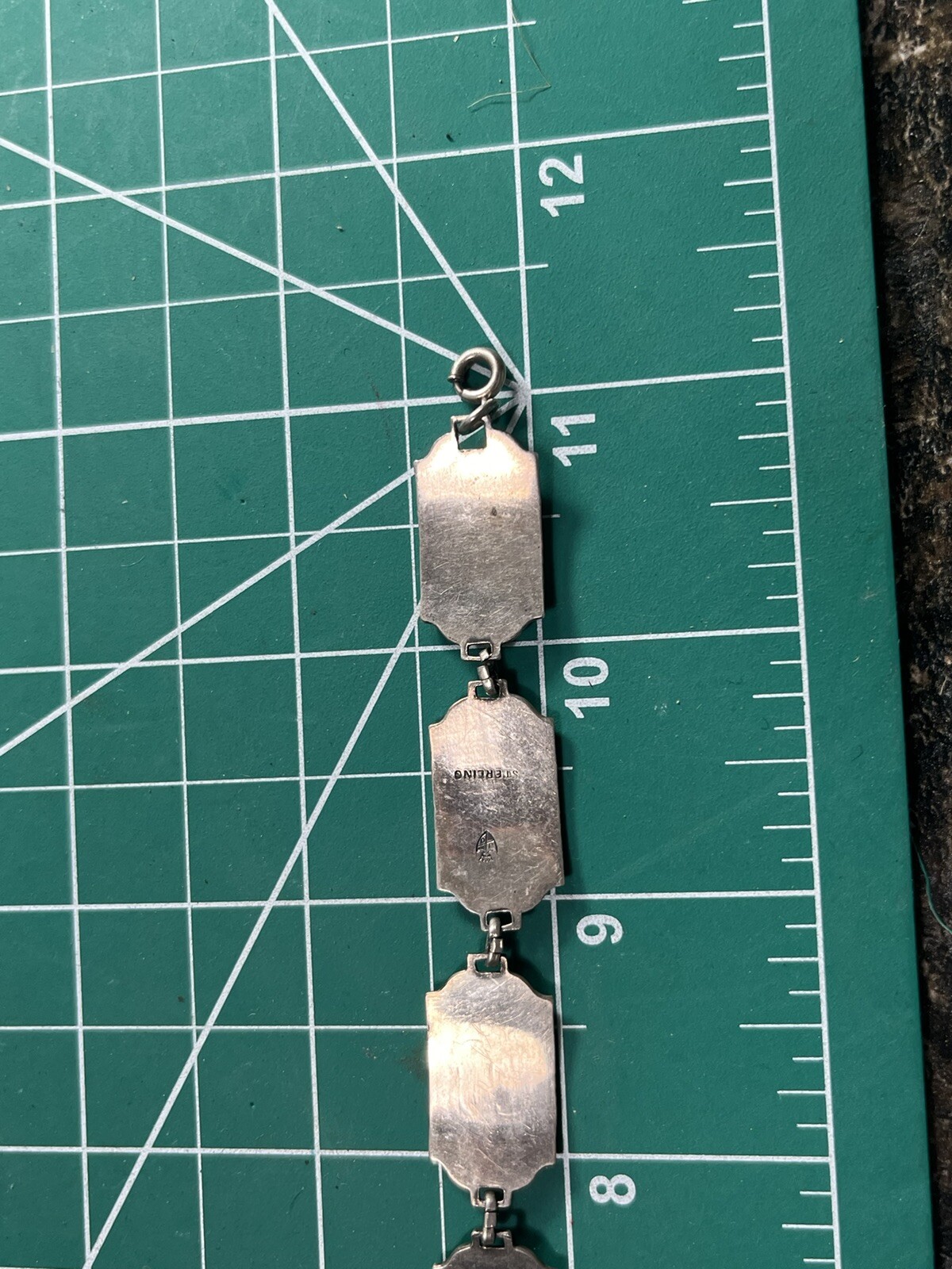 WWII USAAF Homefront Sweetheart Sterlng Bracelet Air Corps