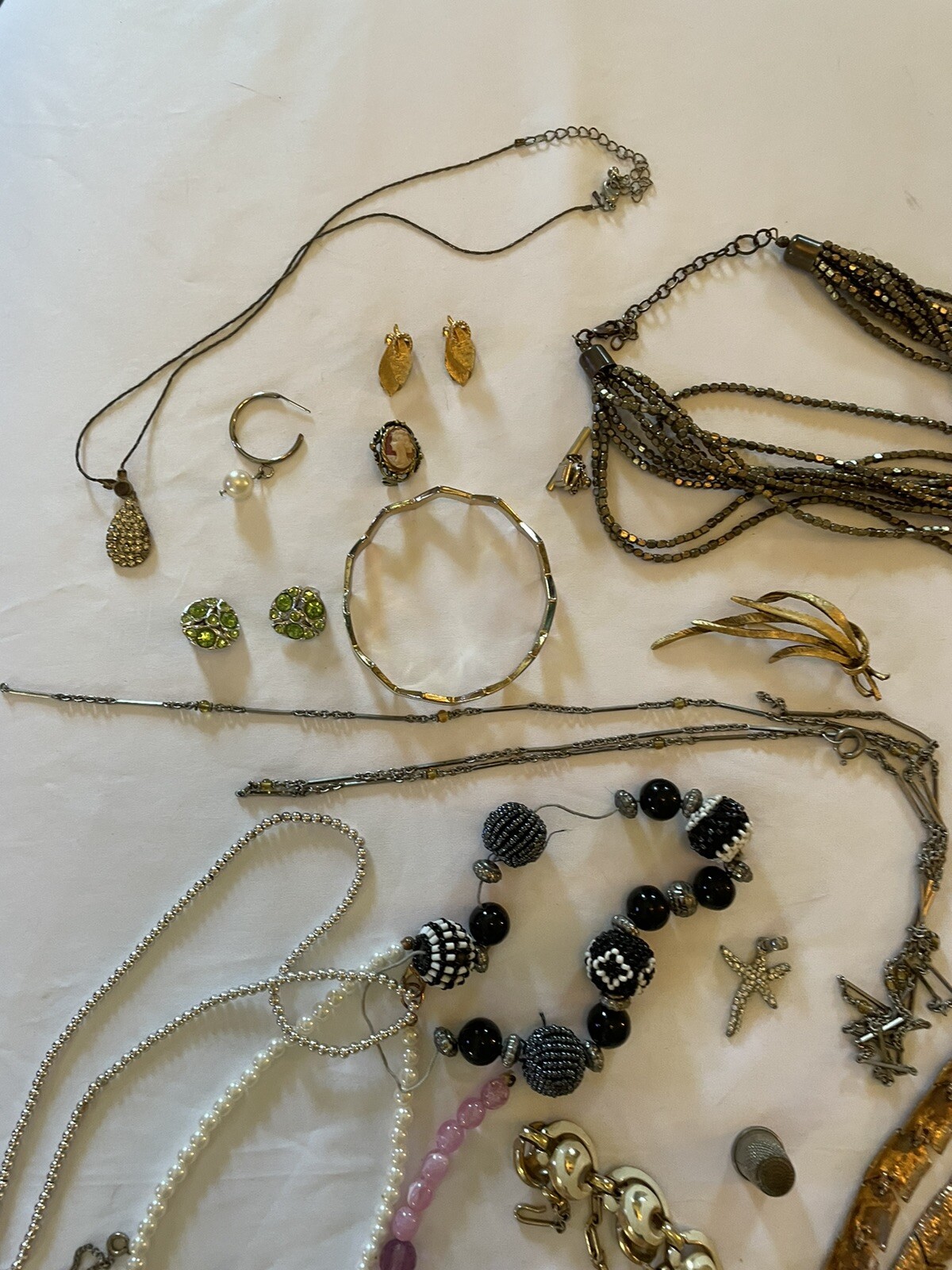 Jewelry Lot Huge Vintage to Now Junk Drawer Craft Repair Some Wear 100 PCs