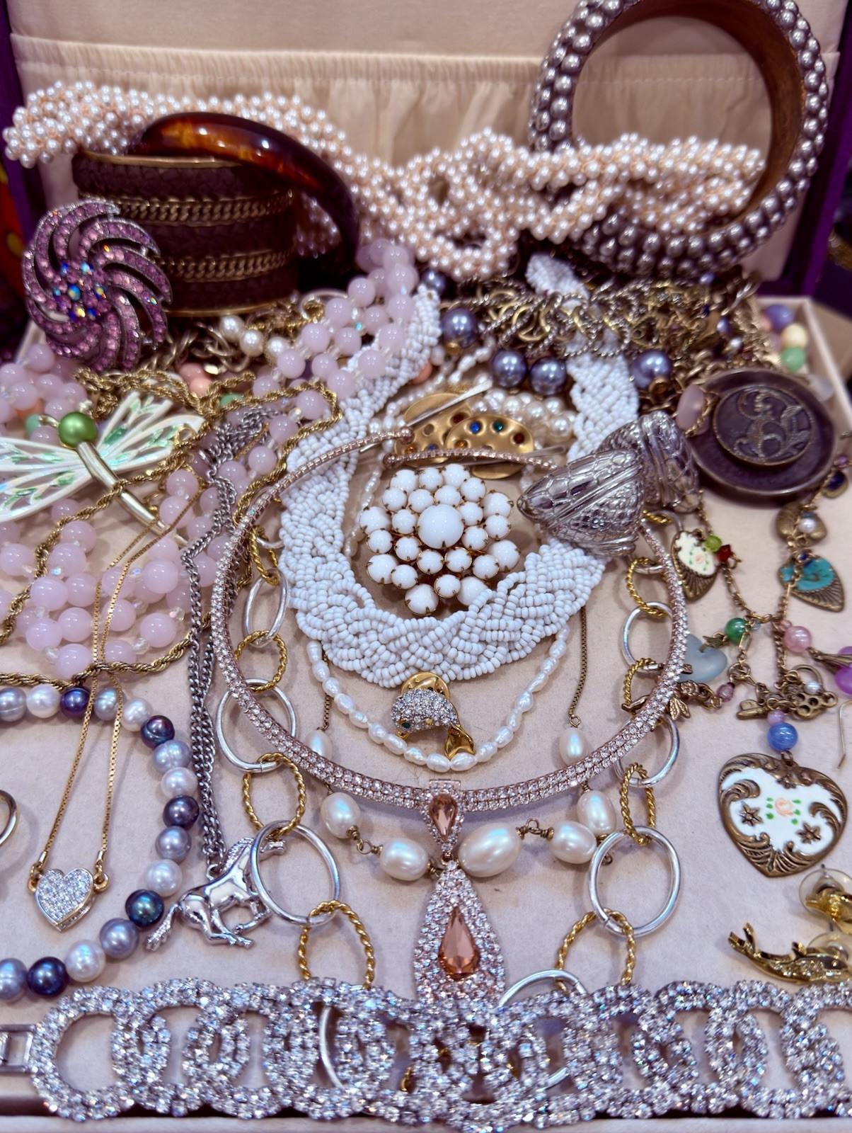 Vintage Estate Costume Jewelry Lot! AVON, MONET and more!