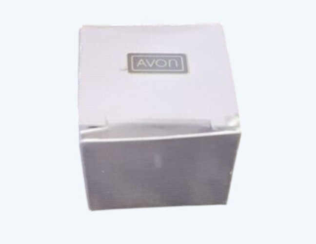 Avon Vtg 1990 Gold-Tone Add an Initial Charm With Rhinestones Unused In Box