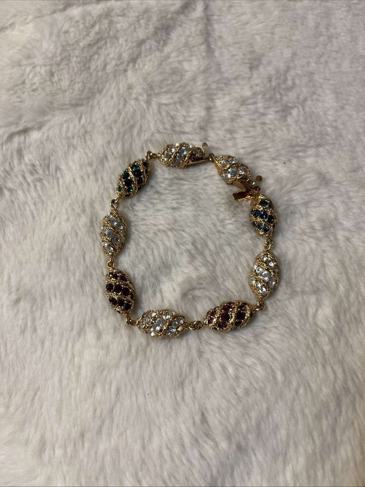 Camrose Kross Reproduction Jacqueline Bouvier Kennedy Gold Tone Bracelet Sparkle