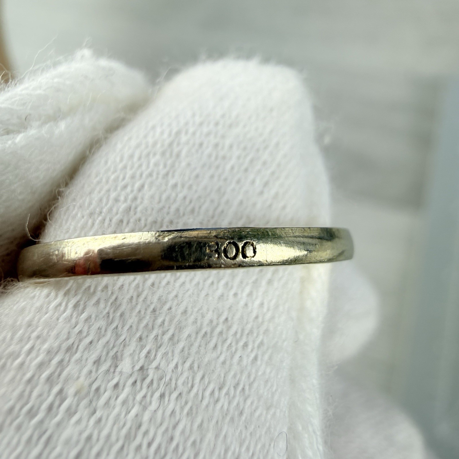 Vintage Antique? Natural Coral Cabochon 800 Silver Gold Tone Ring Size 6.75-7ish