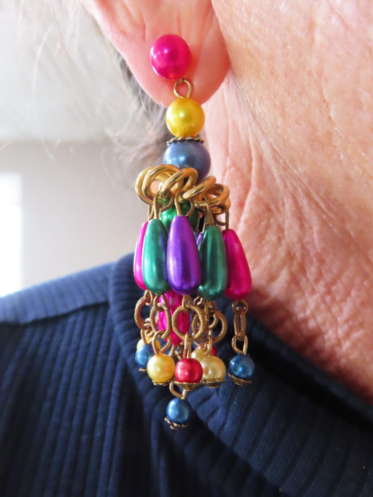Vintage What We Wore In The 1980’s Gypsy Style Pierced Earrings