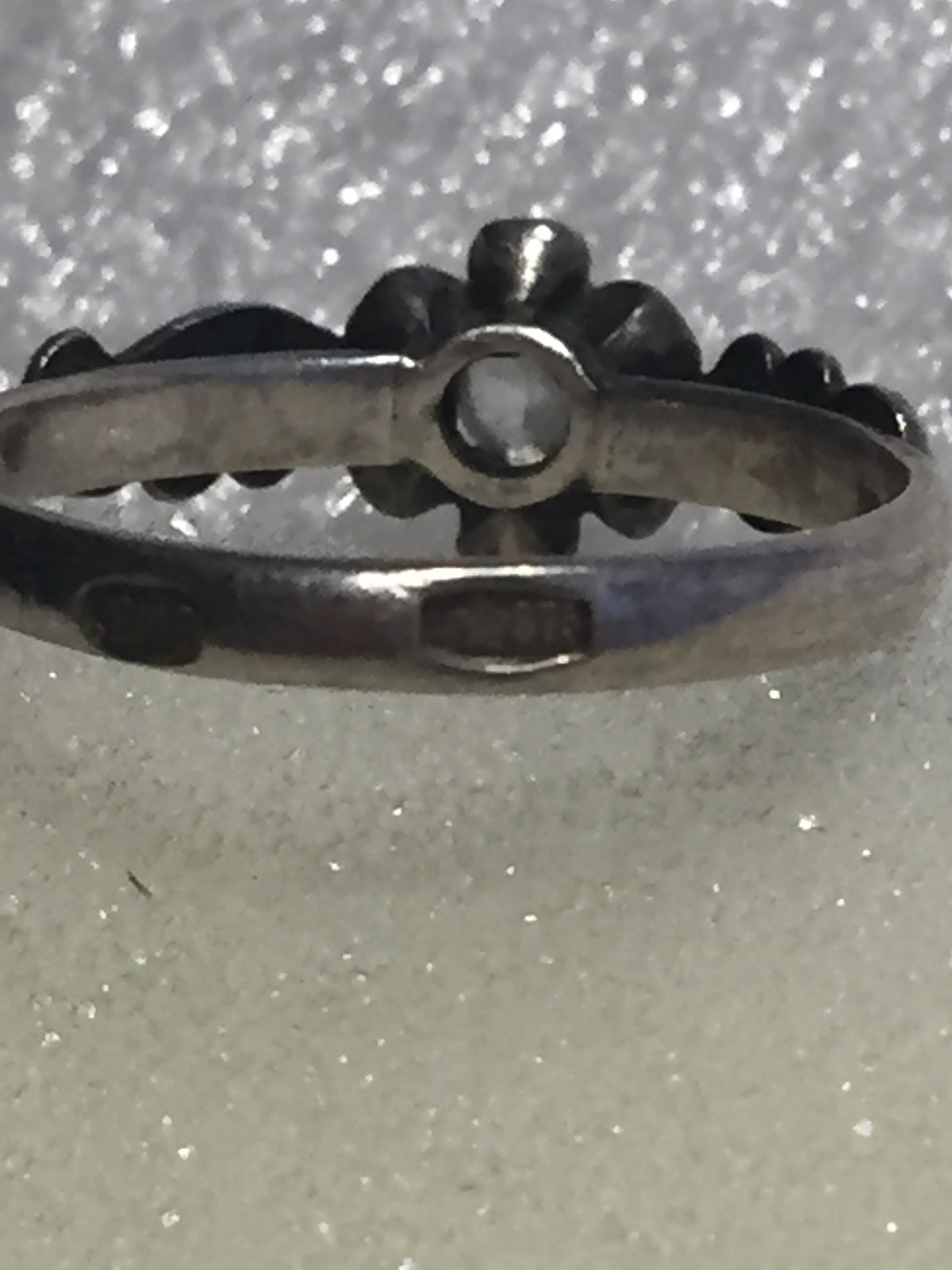 Ring Soviet USSR silver 875 vintage women accessories jewelry