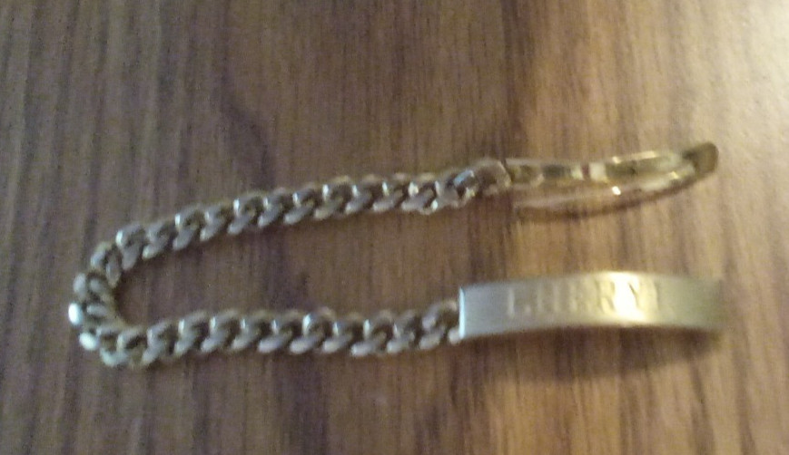 Vintage Speidel ID Bracelet Gold Electroplate Cheryl