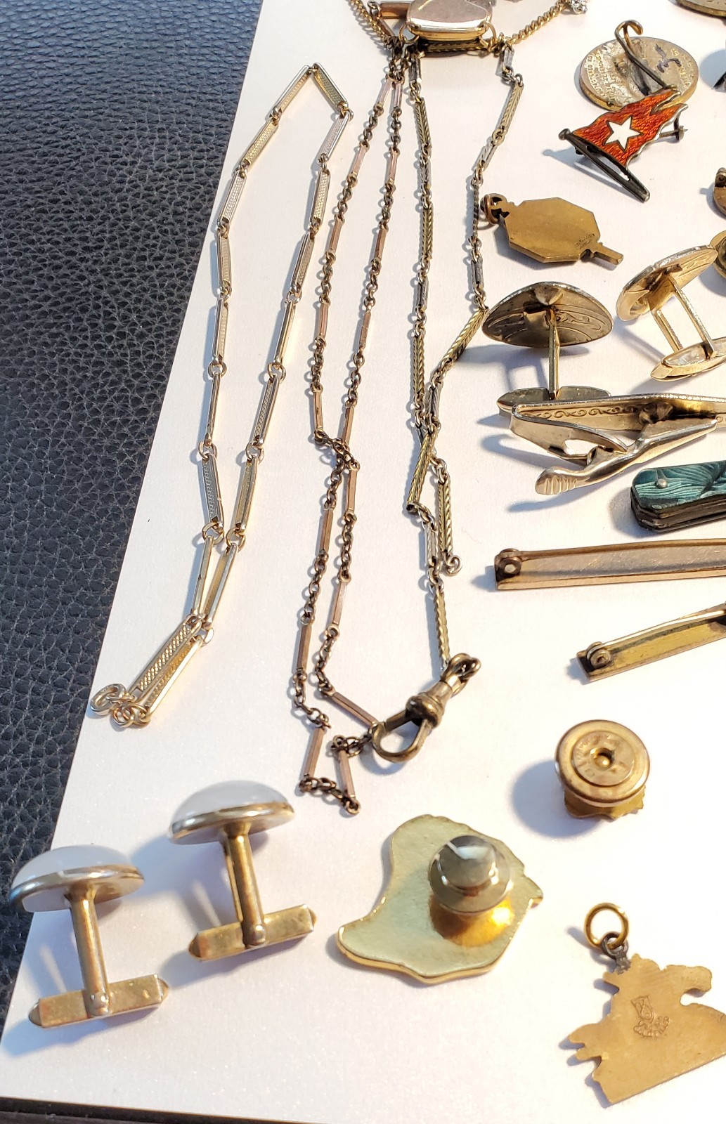 Antique, Vintage Mens Jewelry, Collectibles, Accessories Lot, Over 50 Pieces!