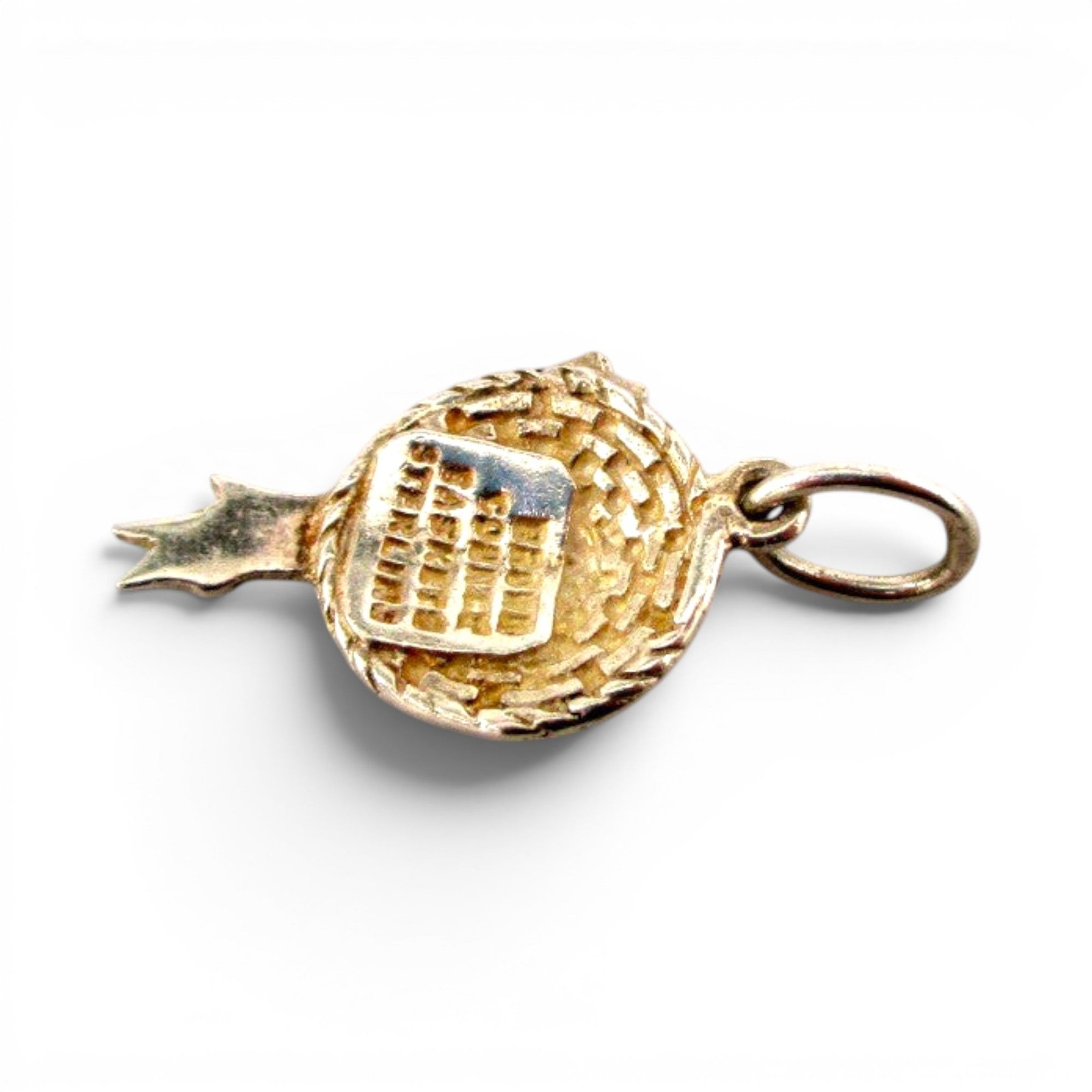 Sterling Silver Enamel Straw Hat Flowers Charm for Bracelet Garden Summer Gift