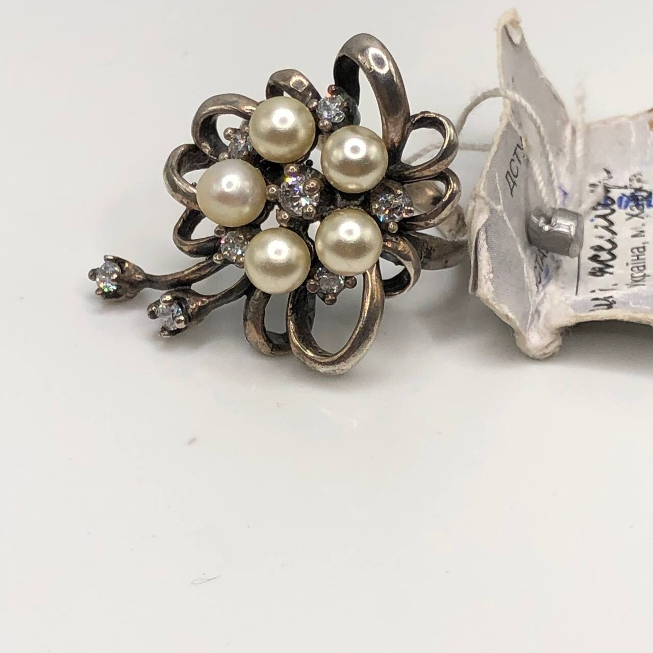 Solid Silver 925 Ring Pearl Women’s Jewelry