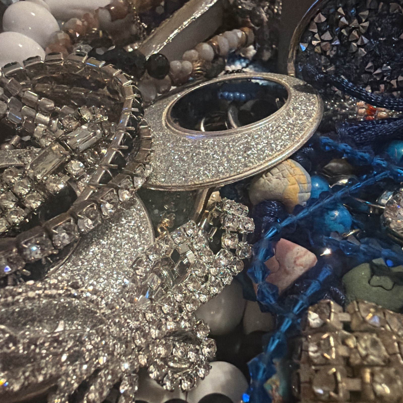 Vintage to Now Jewelry Lot, ALL WEARABLE Untested. No Broken. Box E8