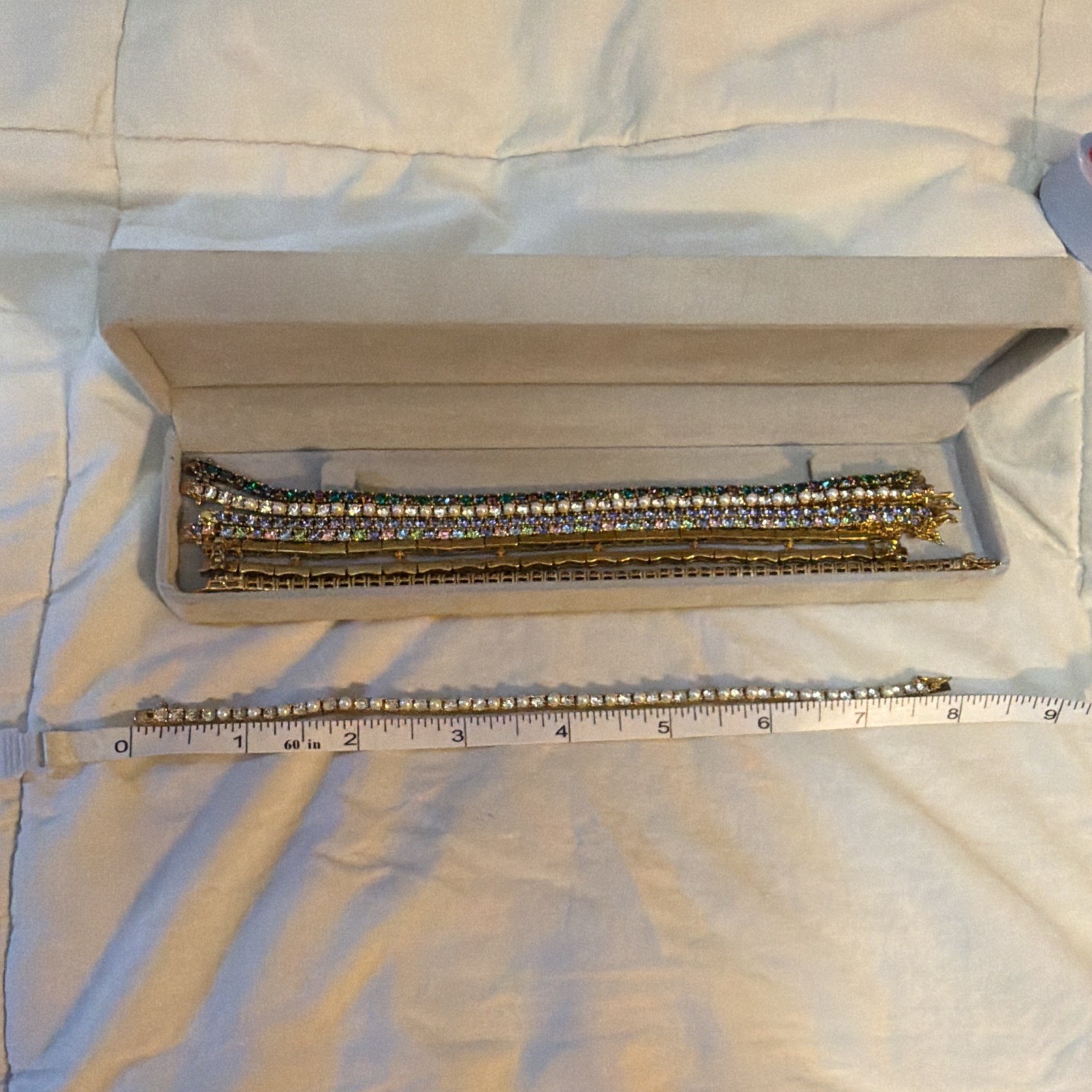 Joan Rivers Classics Collection Interlocking Interchangeable Tennis Bracelet Set