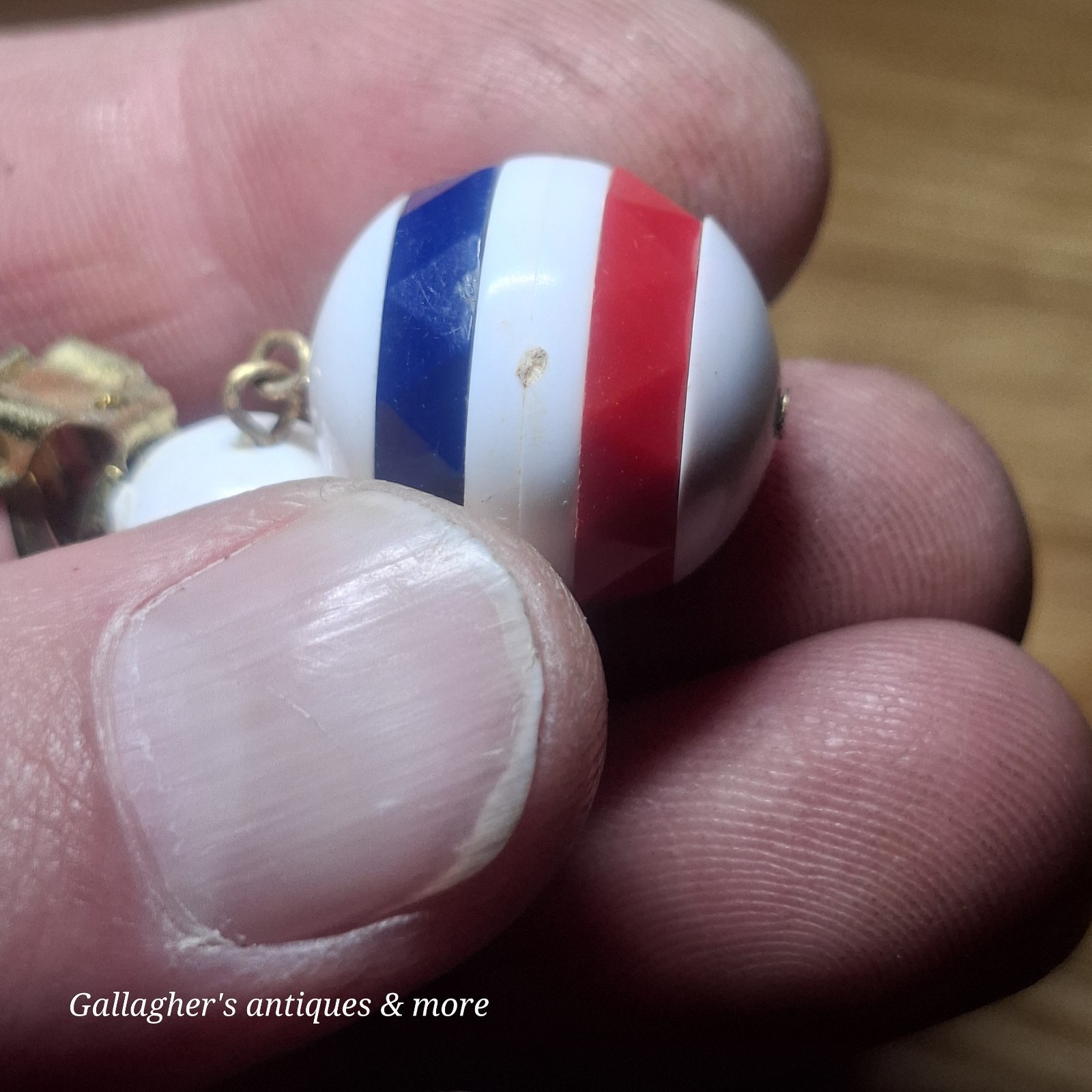Vintage RED WHITE BLUE American Flag Jewelry Lot Patriotic USA 4th Of July 140