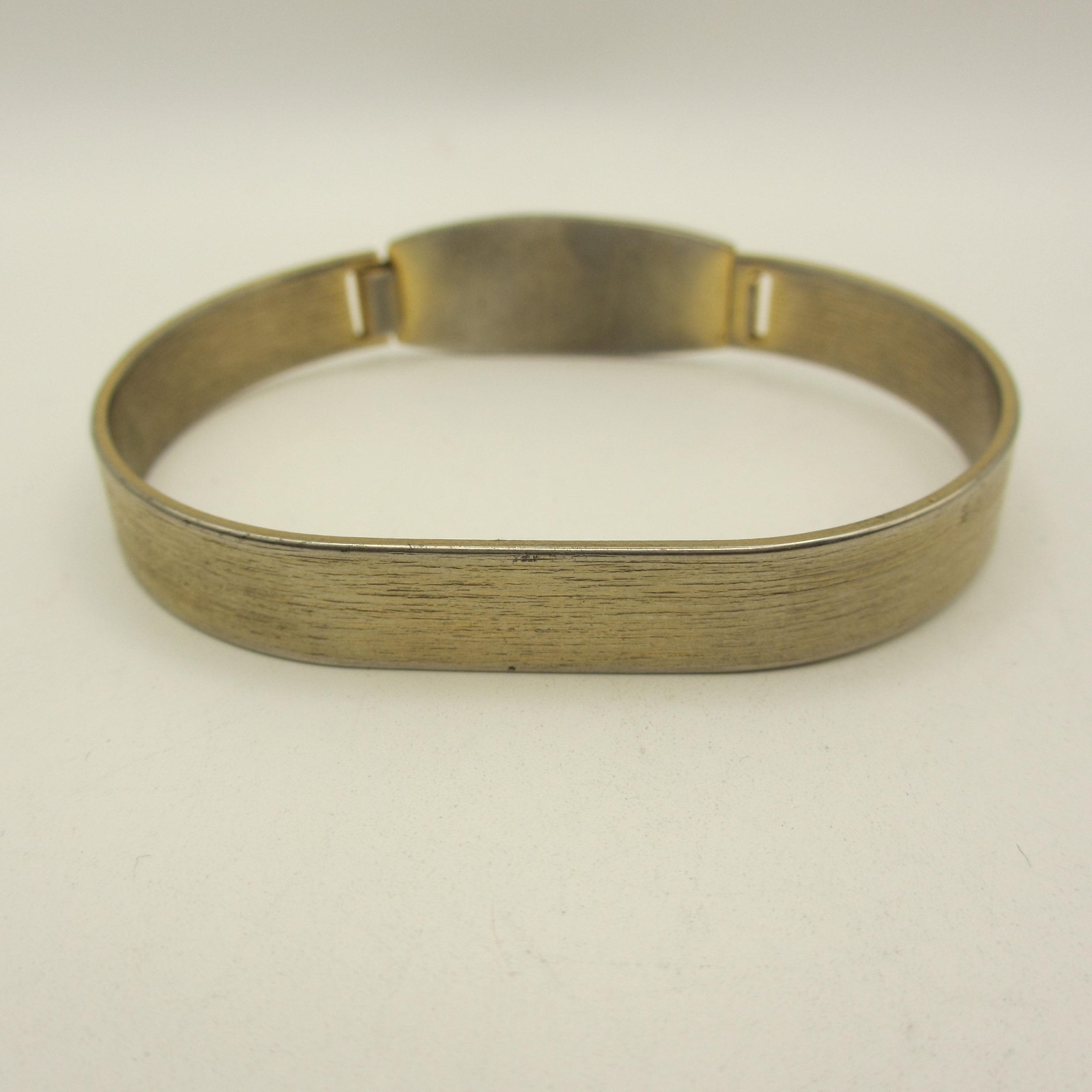 Vintage ID Bracelet Two Tone Not Engraved
