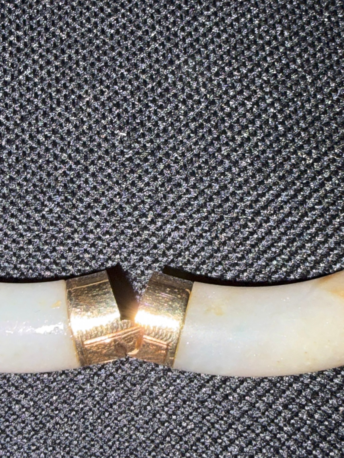 Ming’s of Hawaii Rare Red Jade Bangle Bracelet