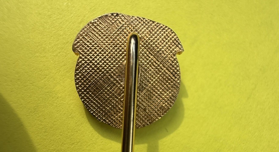 A Happy Vintage Orange Stickpin