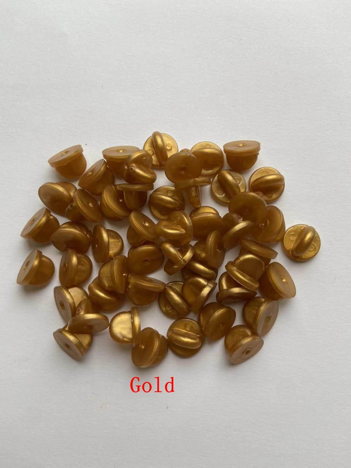 wholesale pvc rubber pin back clasp clutch hold for lapel enamel badge military