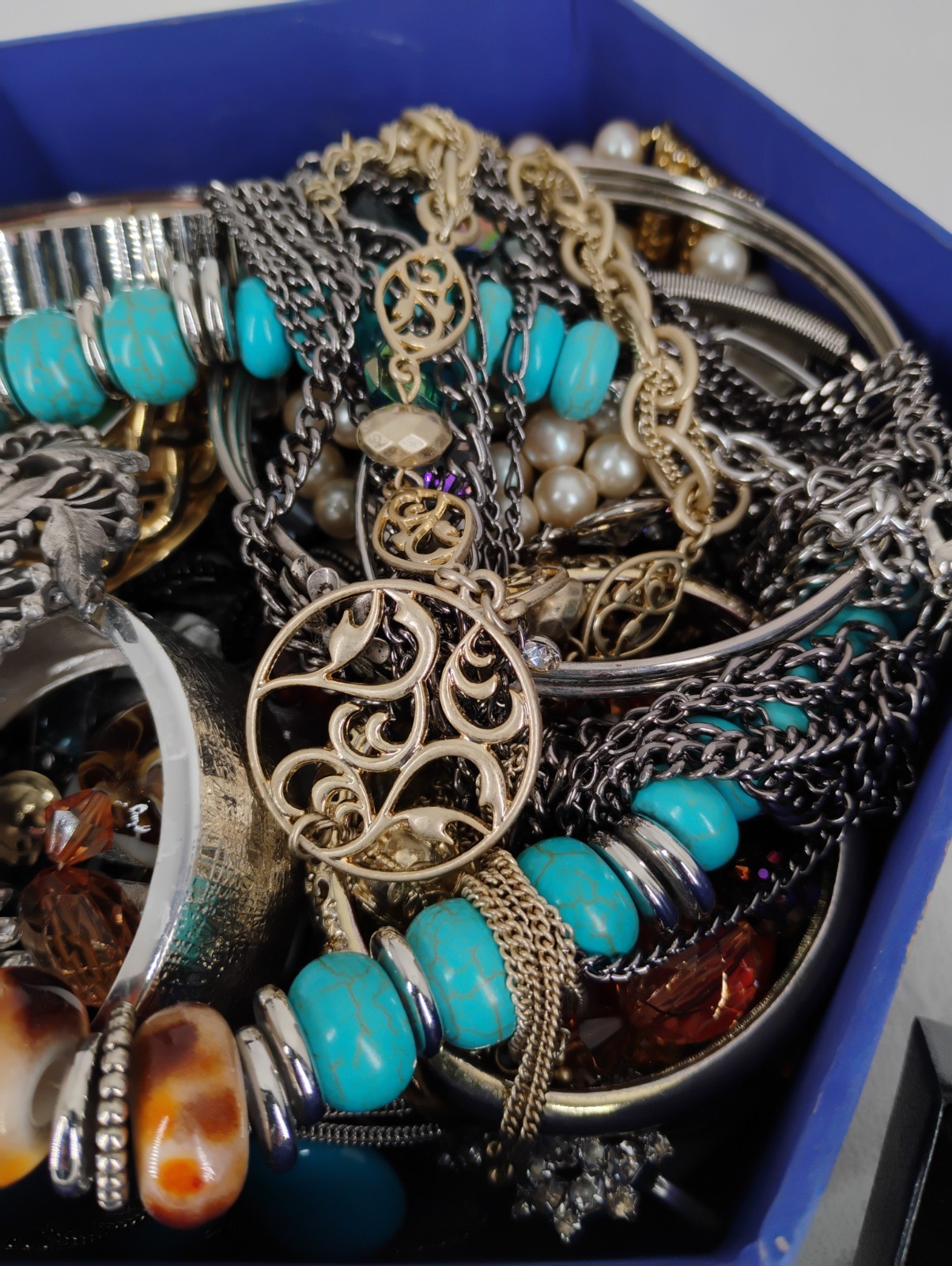 Vtg-Modern Jewelry Lot Wearable Signed 925, 14KGP Lia Sophia Napier Avon No Junk
