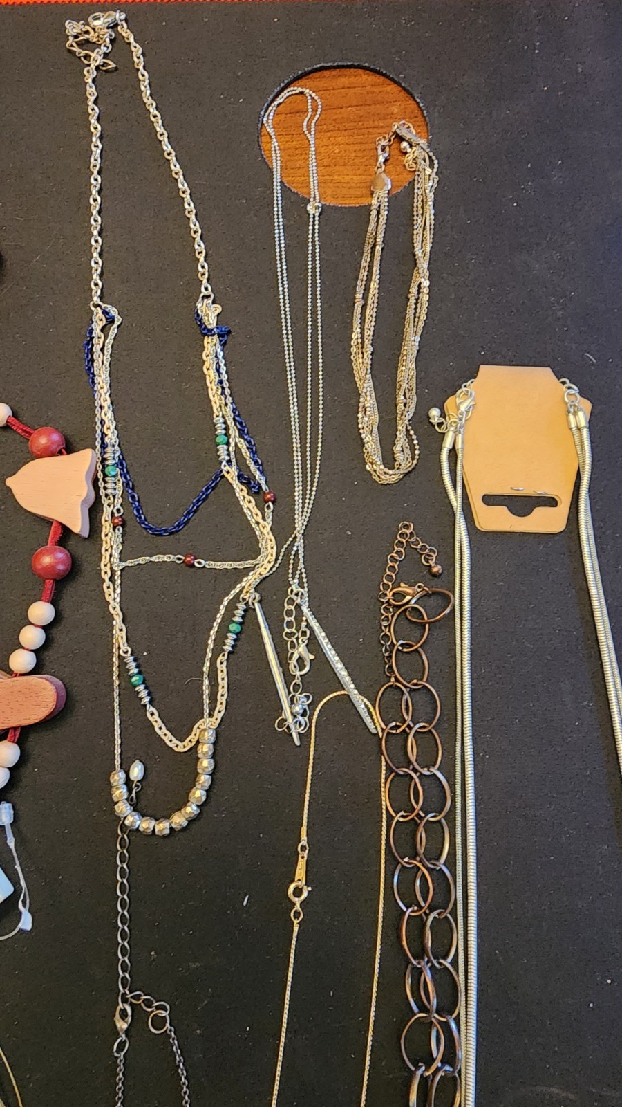 Lot #45 of random estate sale jewelry, necklaces, bracelets, earrings