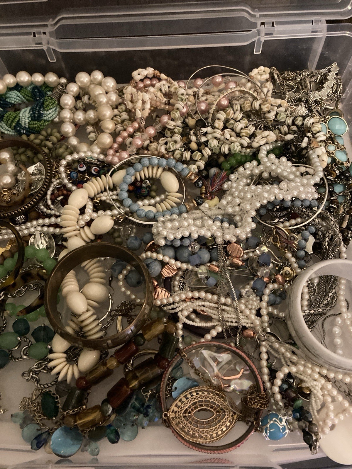 3 Lbs. Vintage & Modern Costume Jewelry Lot Curated Collection ALL WEARABLE