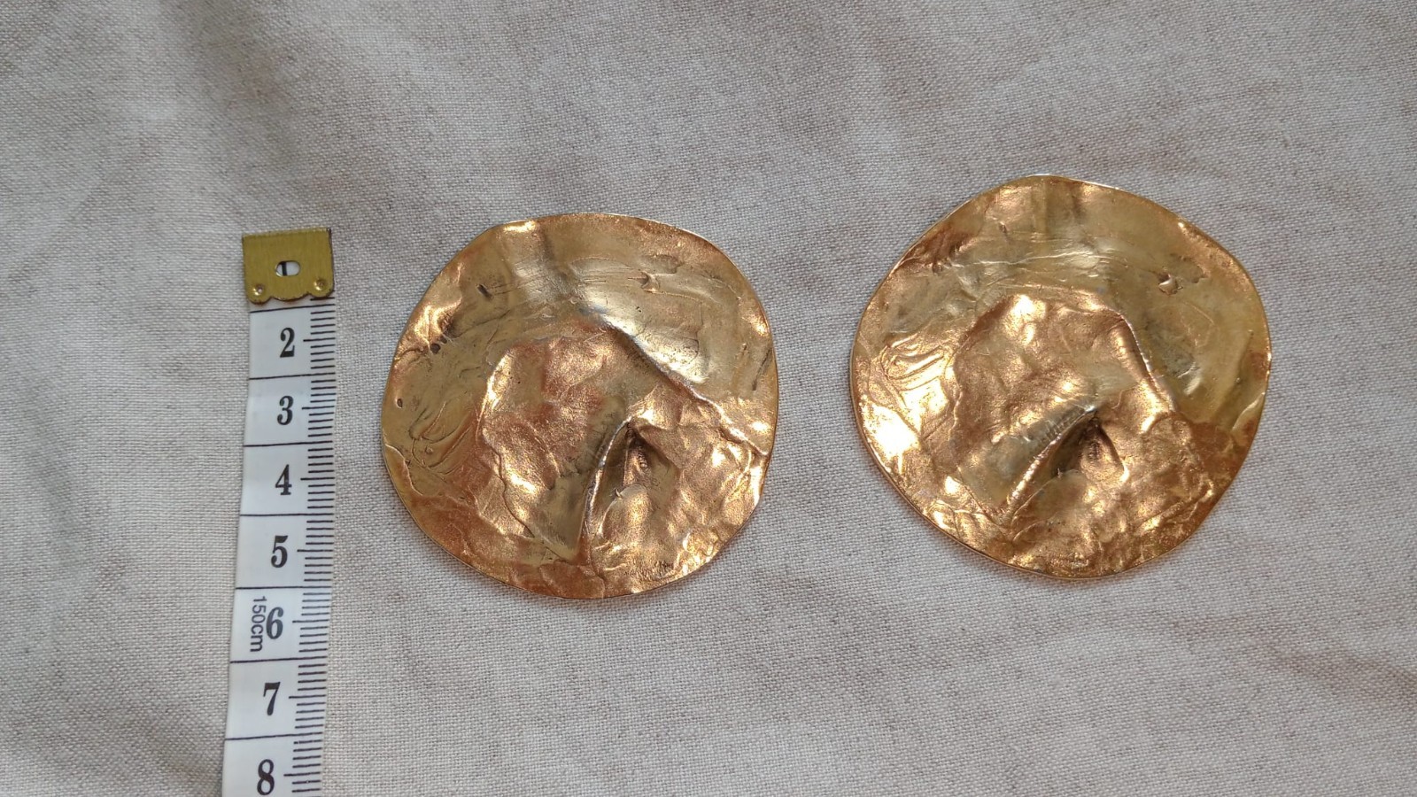 Vintage Yves Saint Laurent Rive Gauche Clip-On Earrings from the 1970s