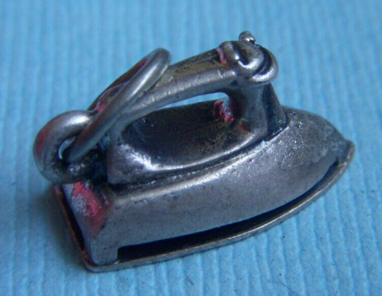 Vintage Beau iron sterling charm