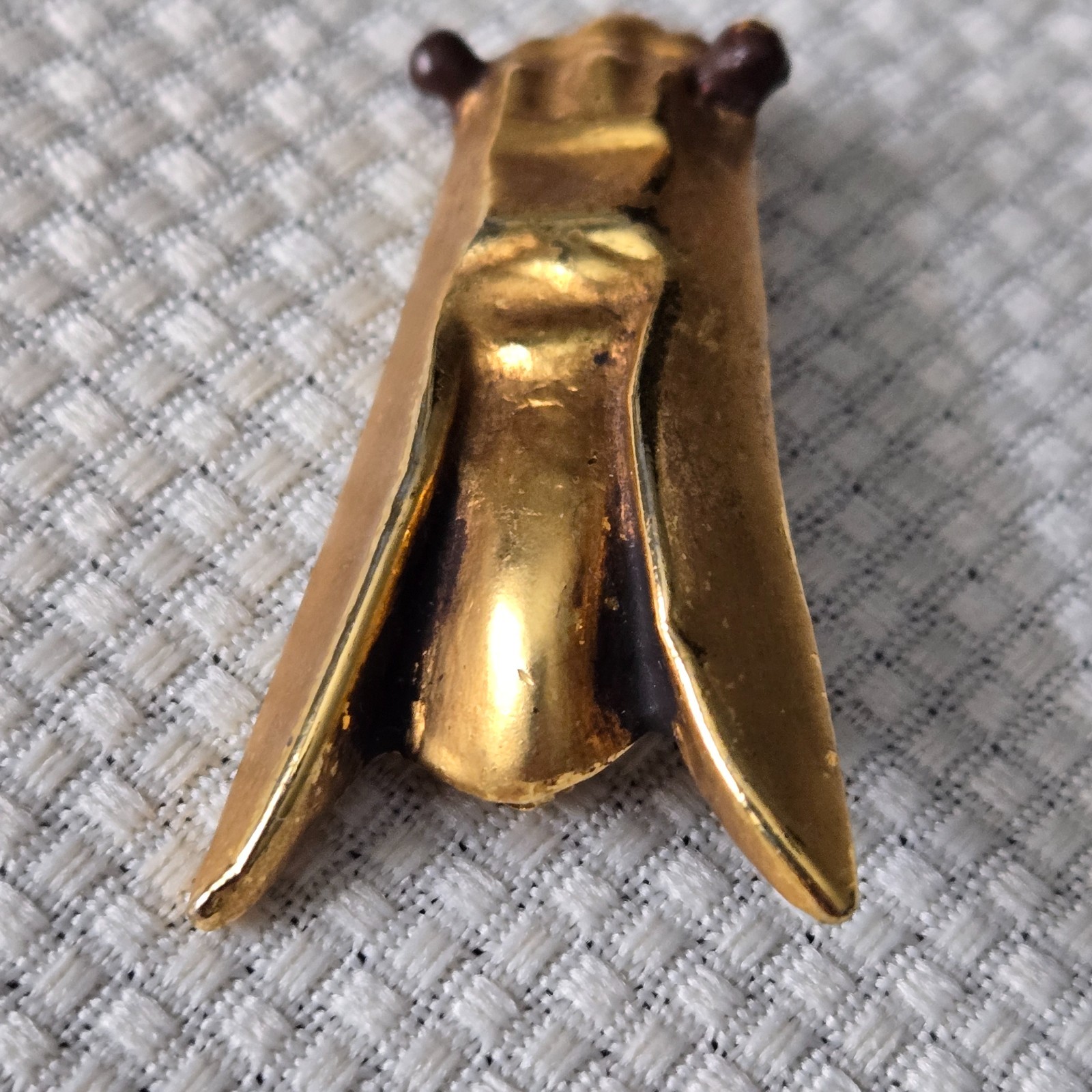 Vintage Alva Museum Replicas Gold‑Tone Hand Brooch Pin – Signed