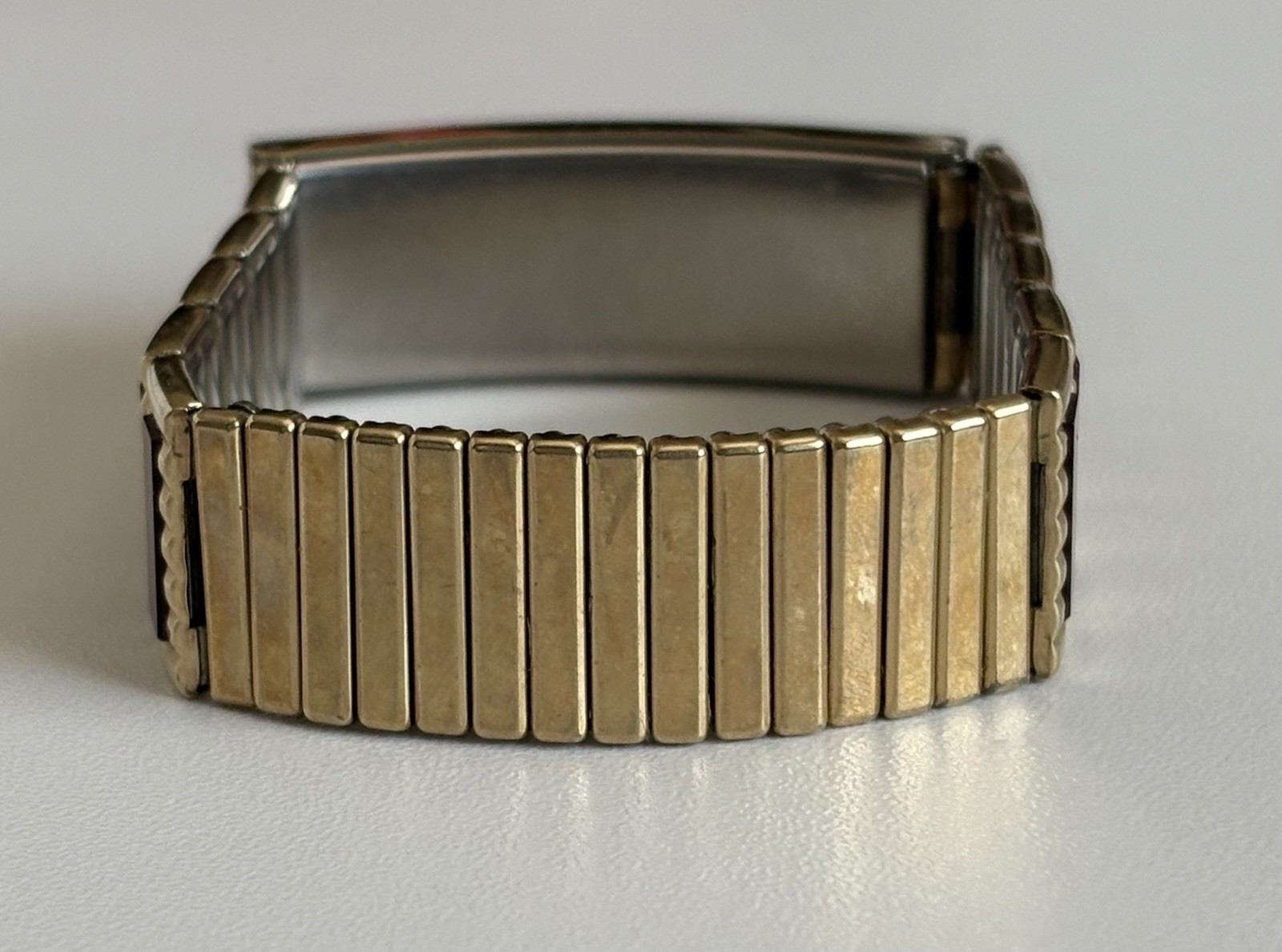 Spiedel 10k Gold Filled ID Hidden Secret Photo Bracelet 1950s MCM Expandable VTG