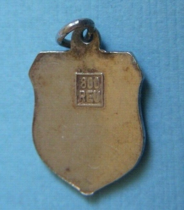 Vintage Great Britain shield silver charm