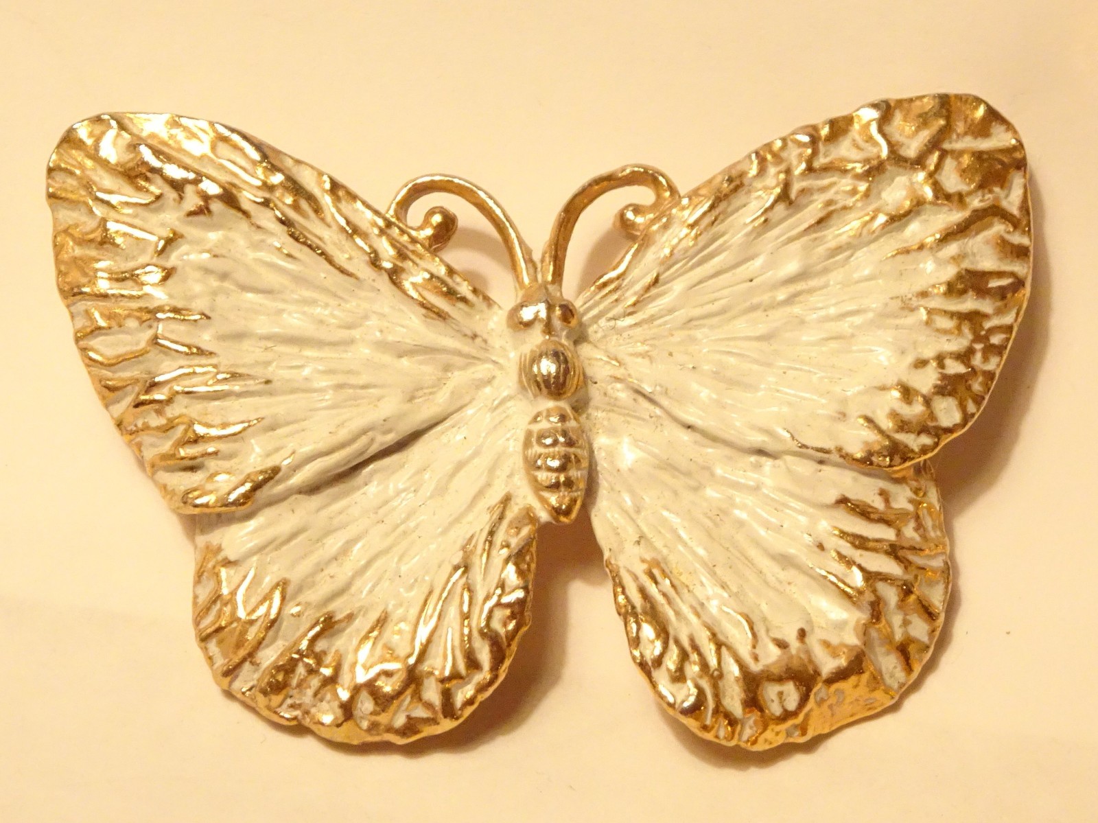 Signed Napier Brooches Pins Lot of 5 Gold Tone & White Vintage