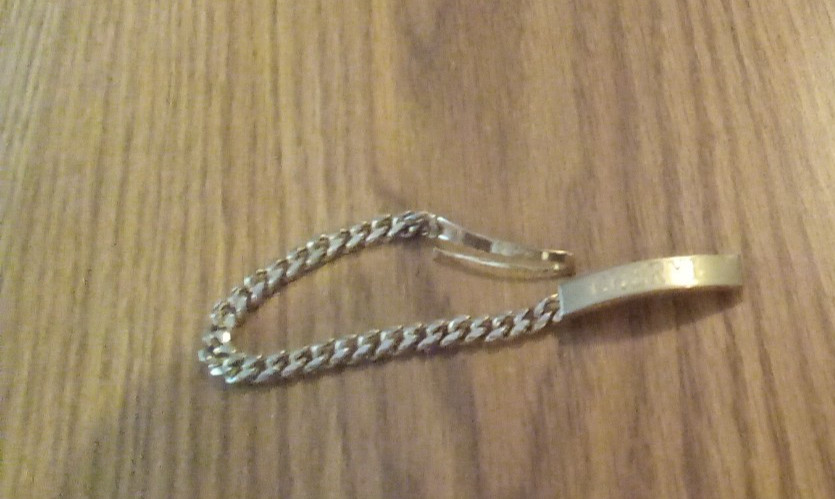 Vintage Speidel ID Bracelet Gold Electroplate Cheryl