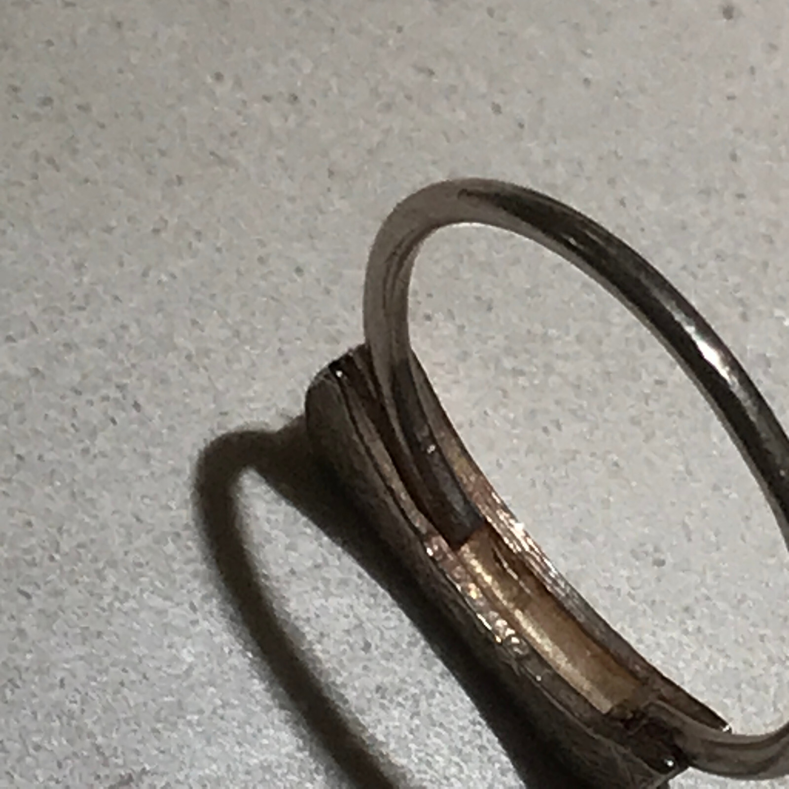 Vintage Sterling Silver Stamped Typebar Monogram “R” Ring Size 6 ADJUSTABLE