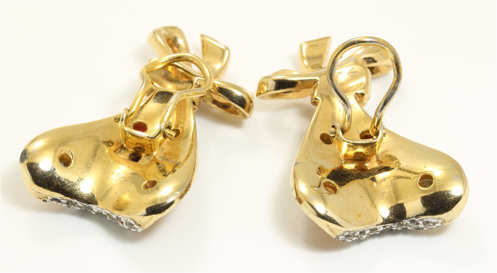 Vintage High End Crystal Rhinestone Art Deco-style Clip Earrings