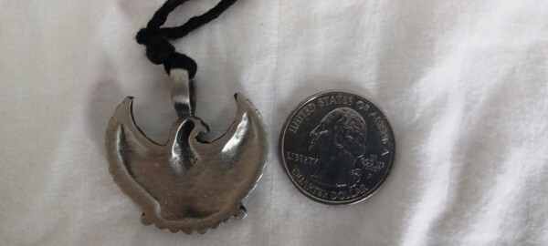 Rare Vintage Premium Horus Egyptian Eagle Pendant Crafted Heavy Dut Metal Alloy