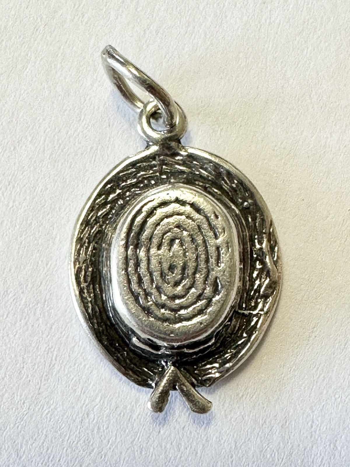 Vintage Brown County Silver Garden Hat Sterling 925 Charm