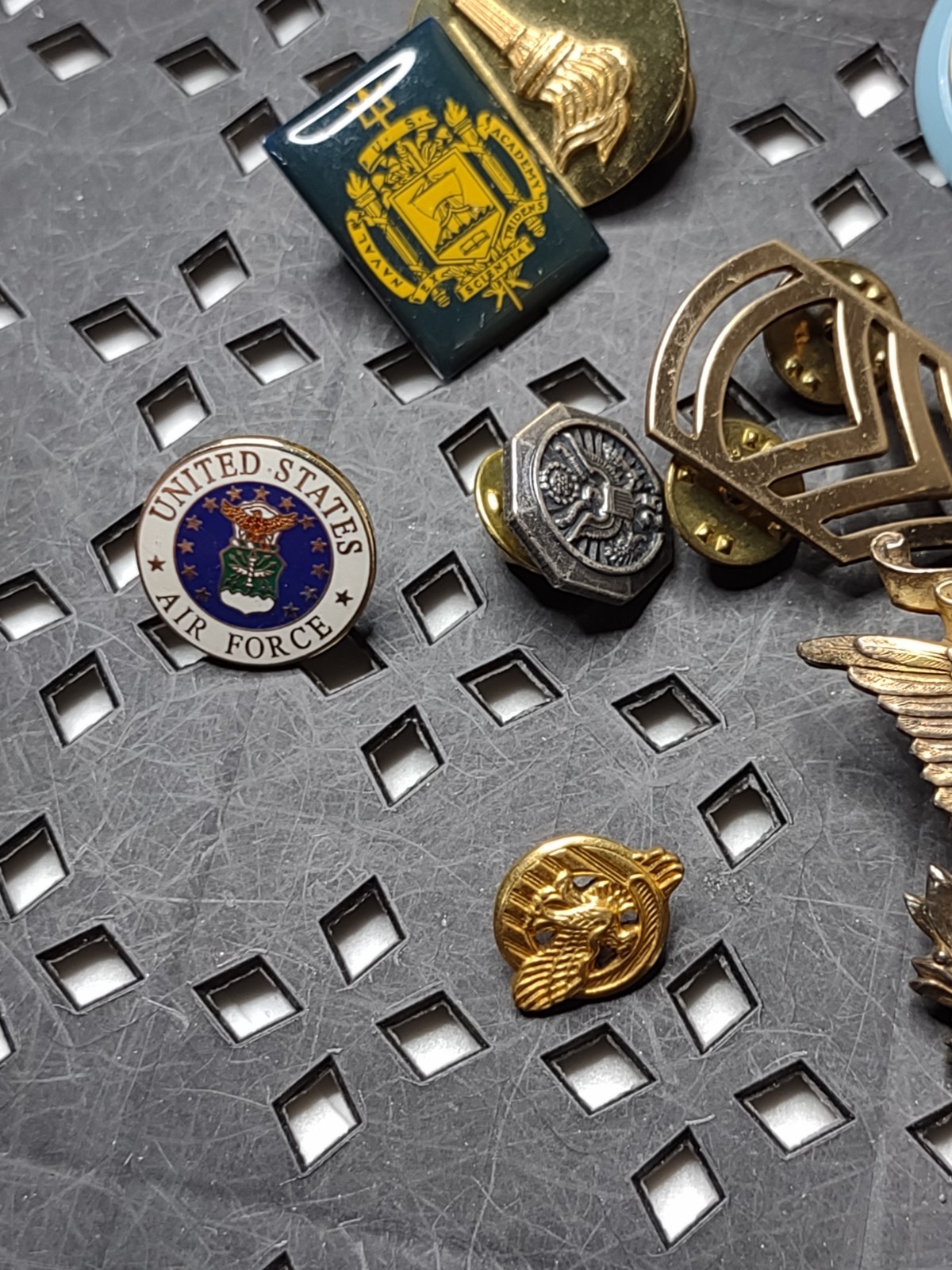 Lot Of Military Themed Pins Military Pin Lot DSTAC