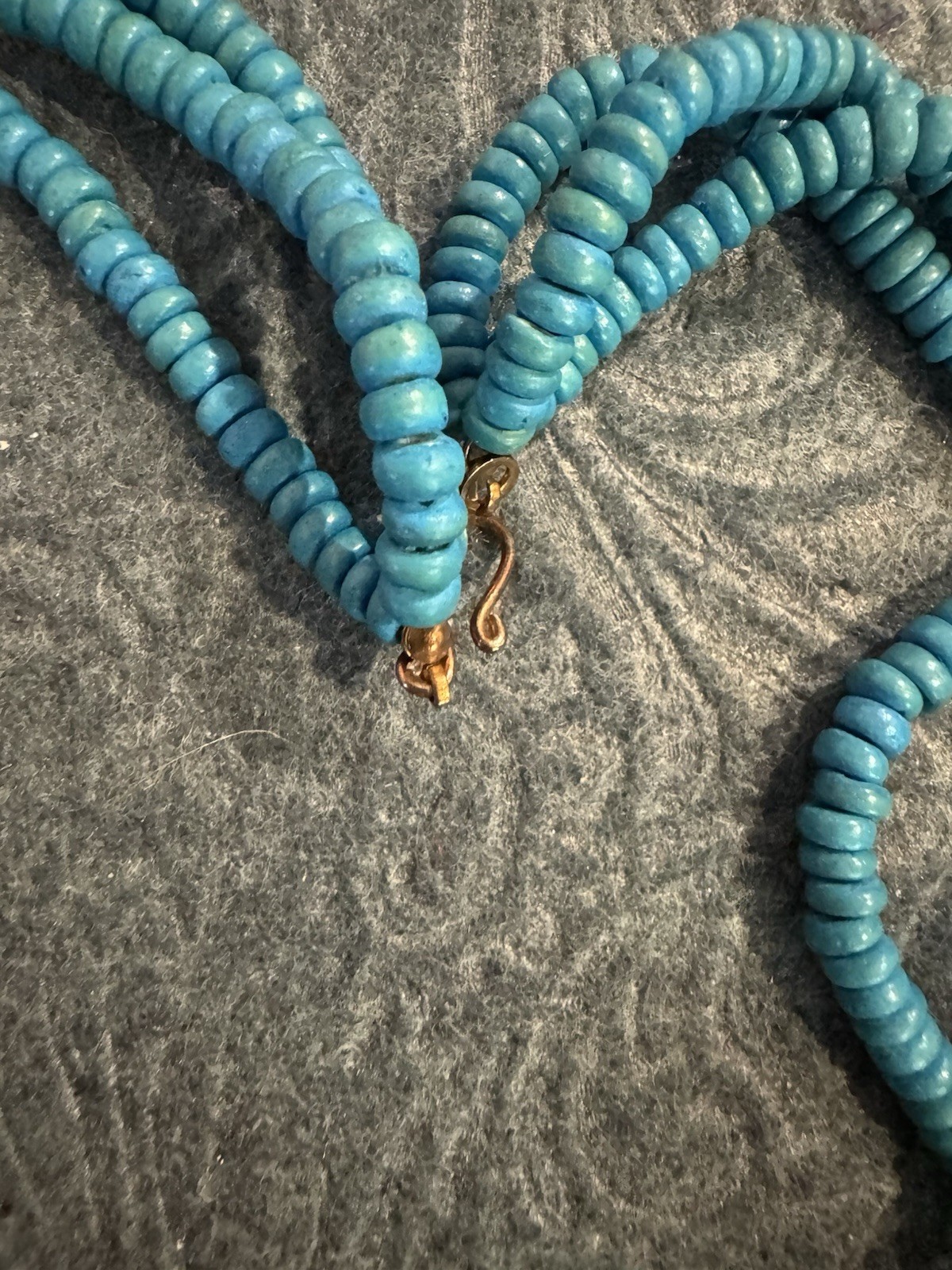 Wood Parrot Blue Tropical Necklace Fun Vintage 80s Cruise Party Tropics Summer
