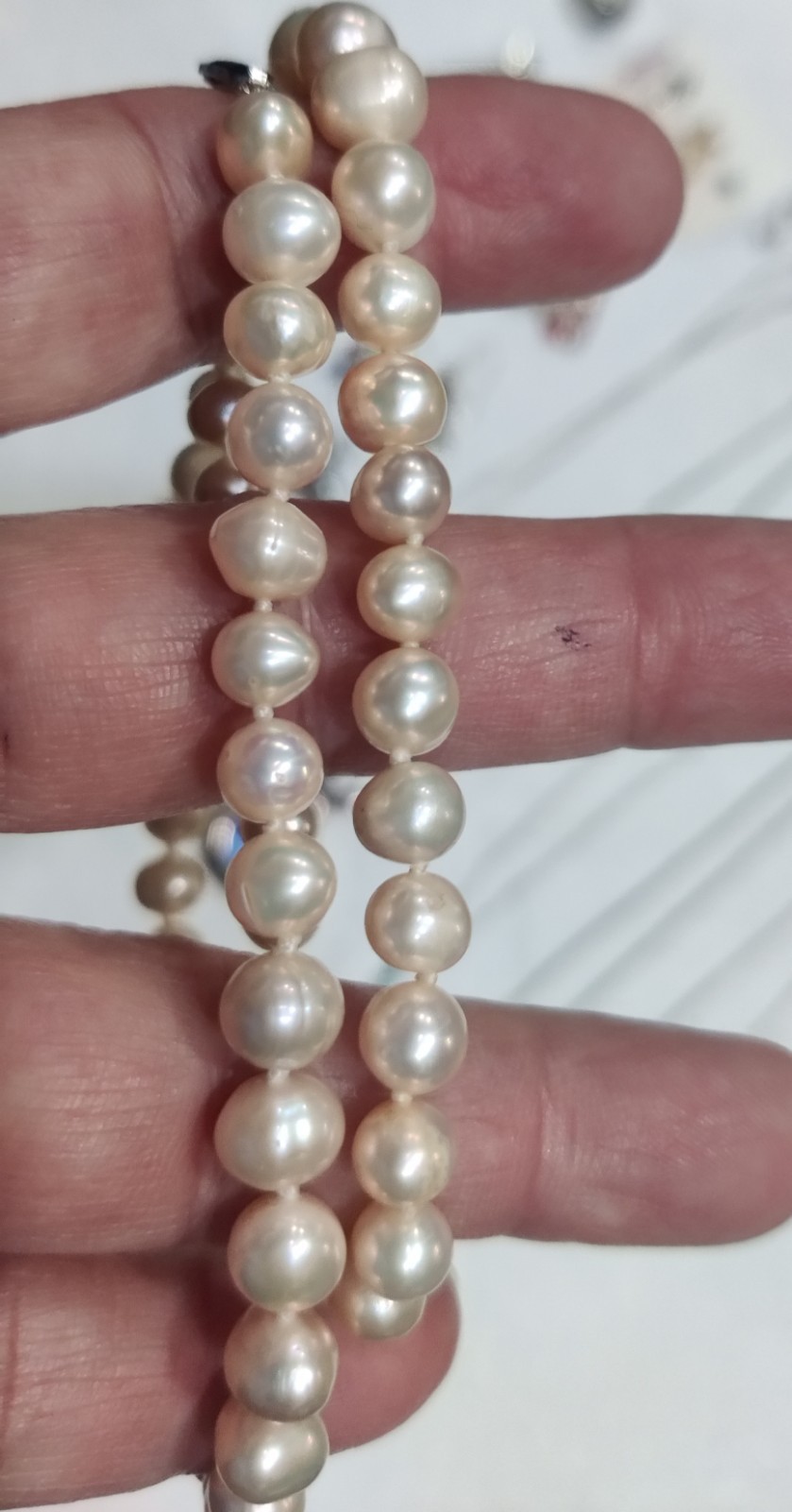 Lot Of Estate Costume Jewelry + Freshwater Pearls, 17 Pcs