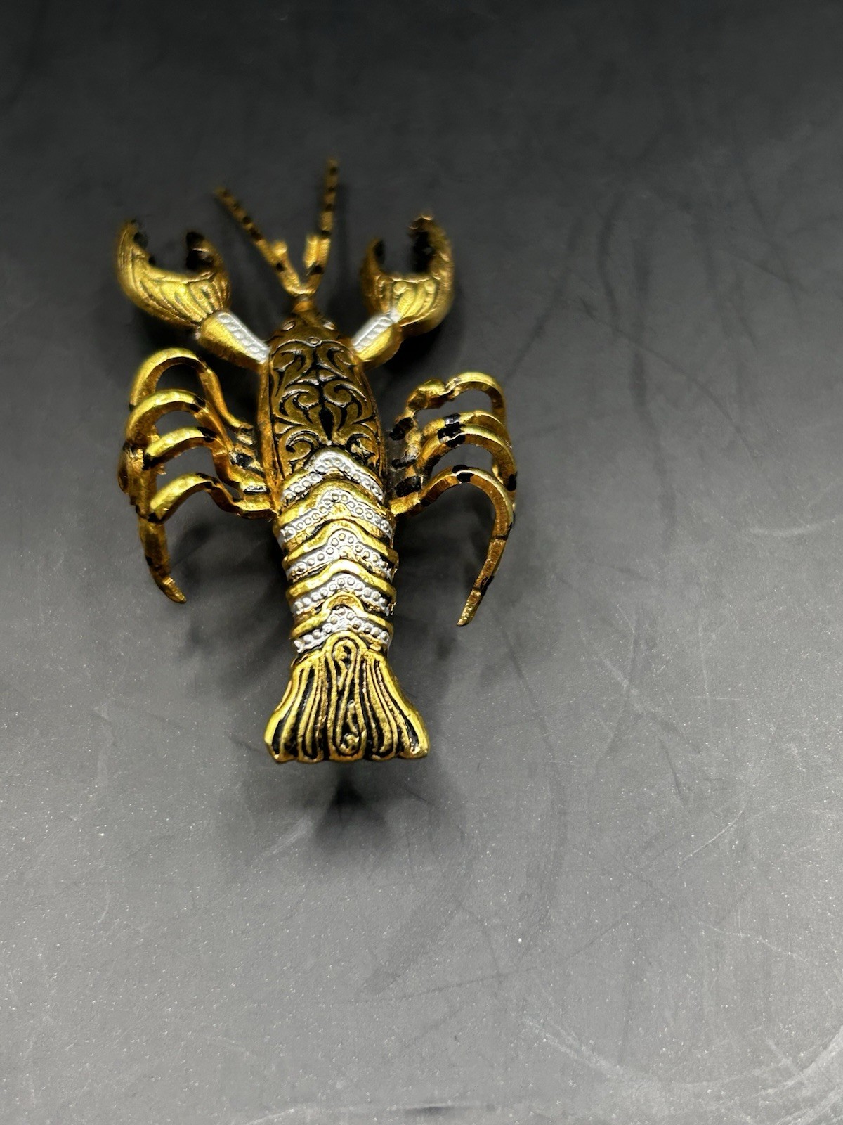 Spain Lobster Brooch Vintage Pin Jewelry From Spain