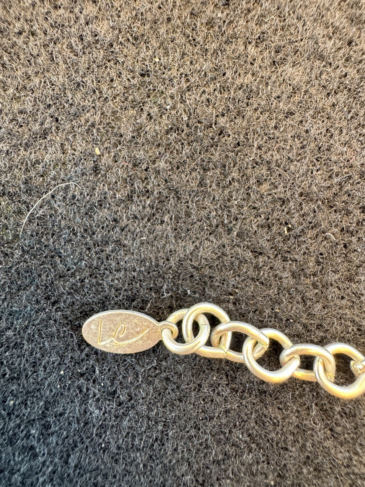 Vintage Liz Claiborne Necklace 22” Gold Silver Tones