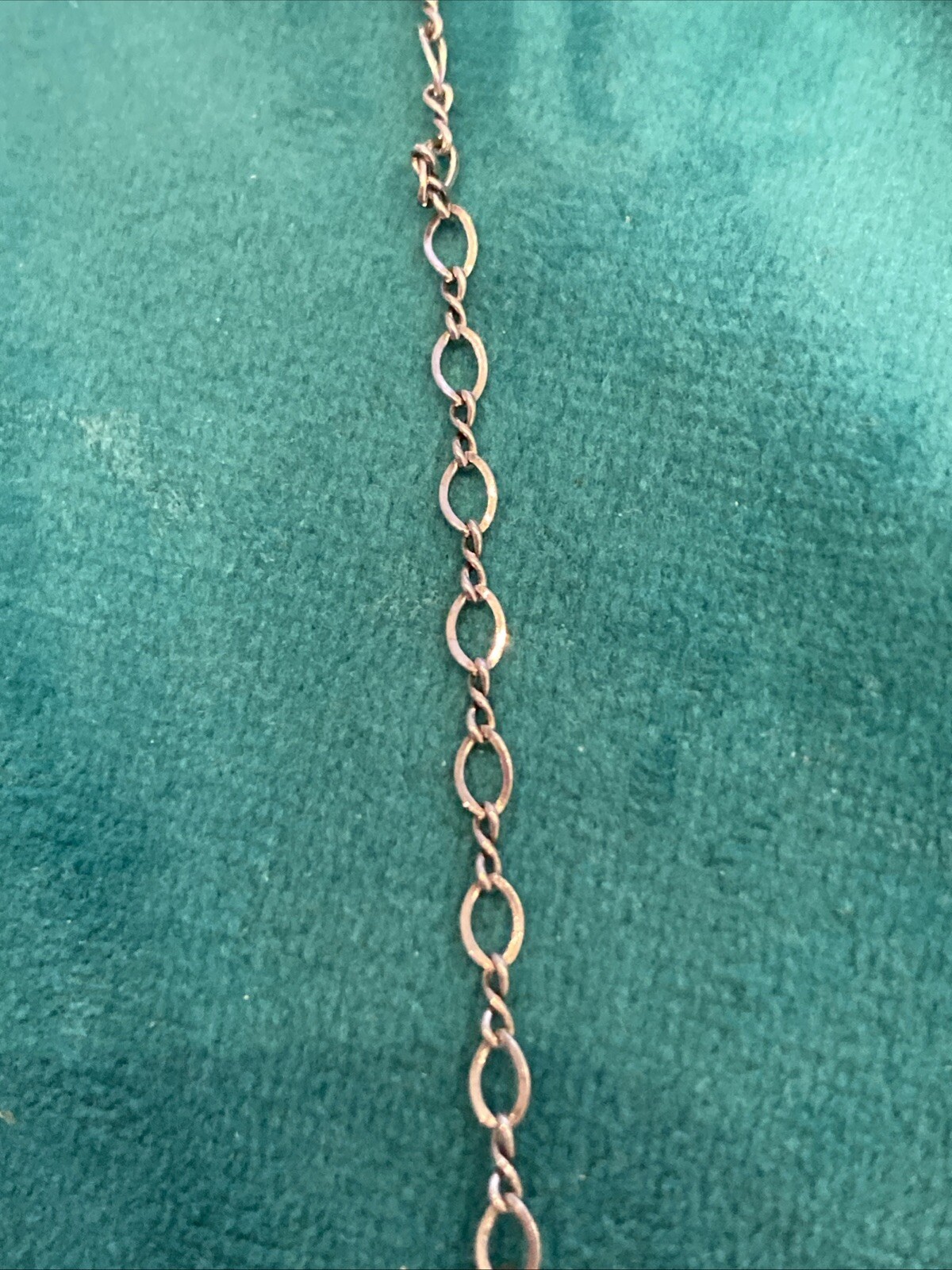 VTG Sterling Silver .925 Signed N/A Aurora Borealis Swirl Necklace 18”